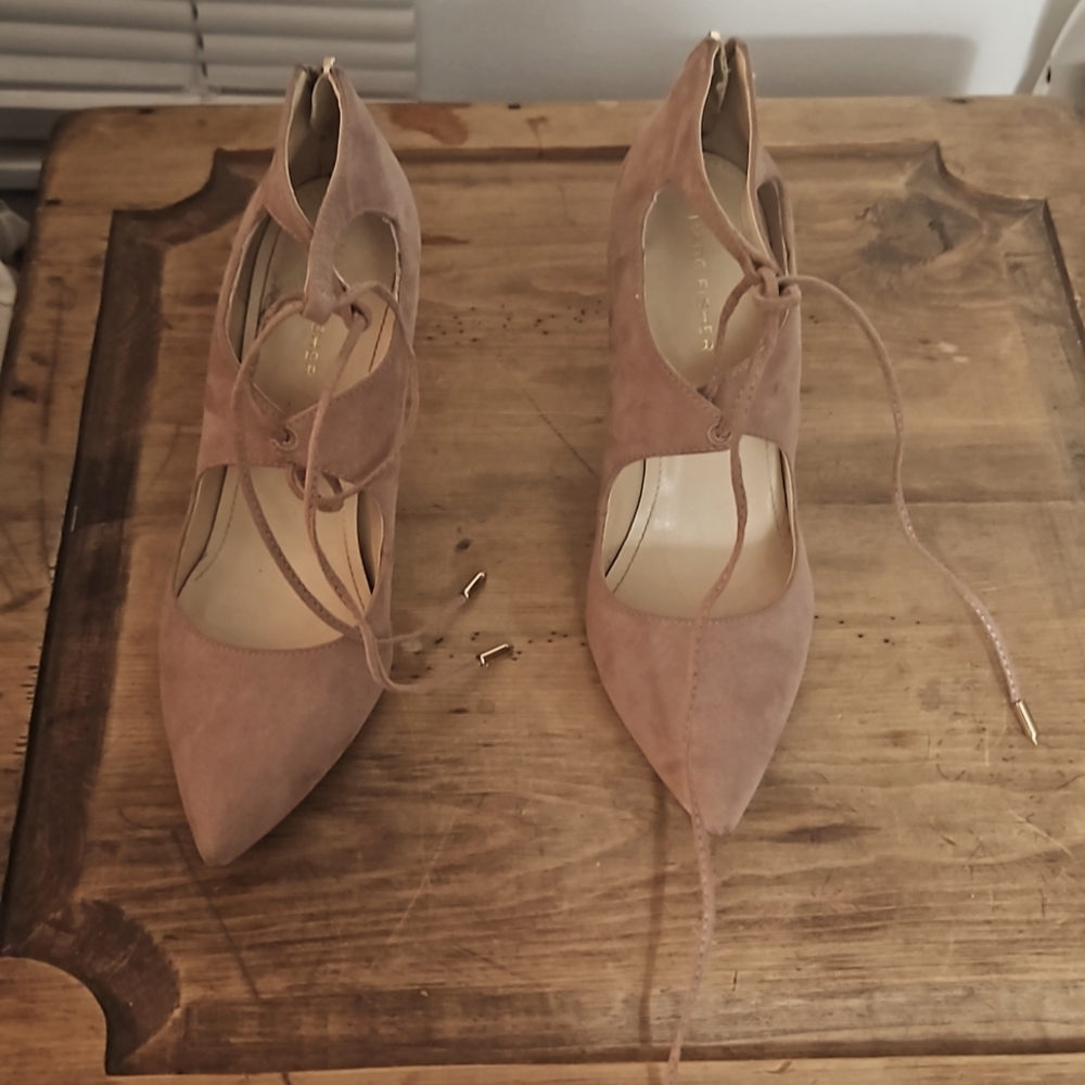 Marc Fischer Neetsa Blush Pink Heels sz 9 women's